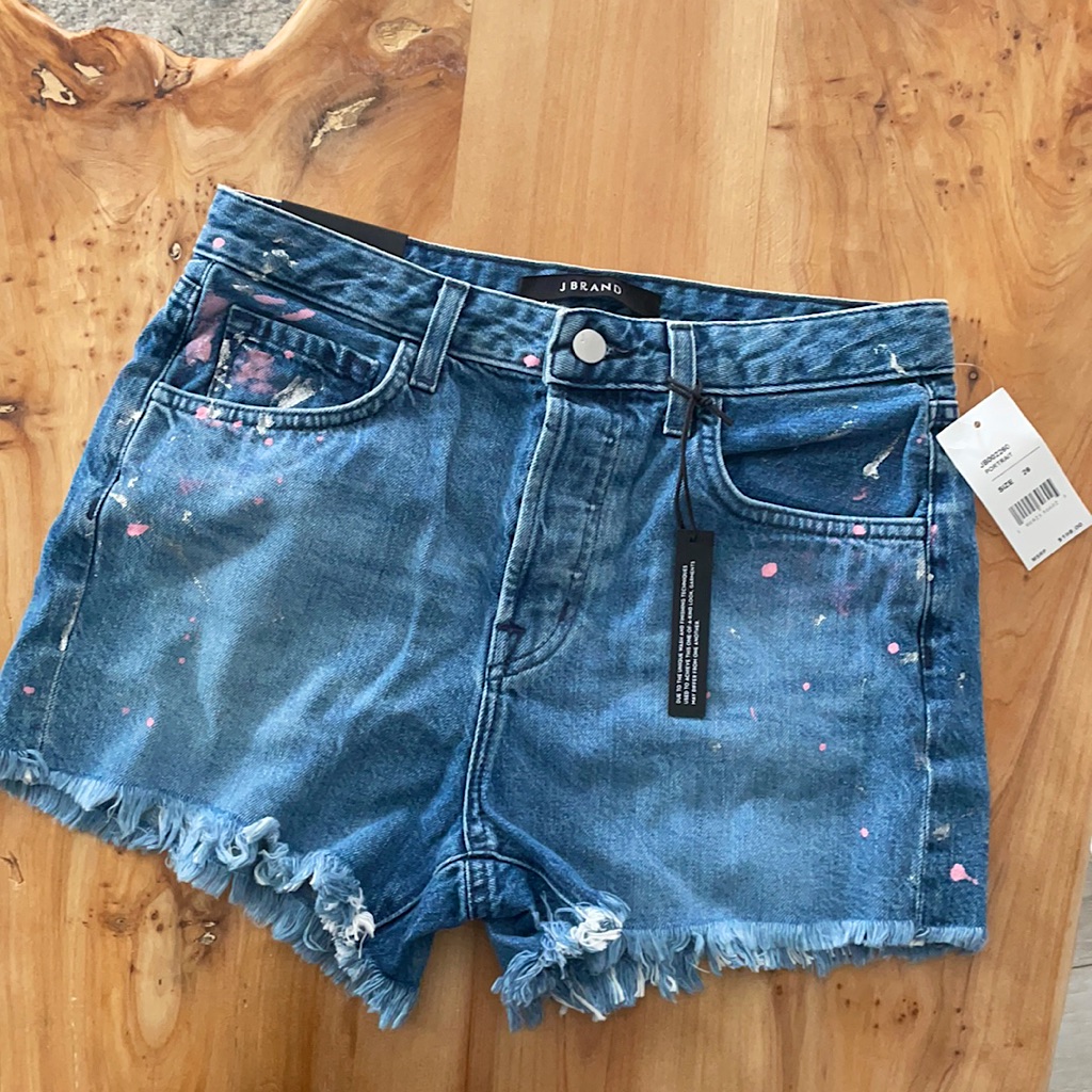 J Brand Gracie High Rise Denim Short